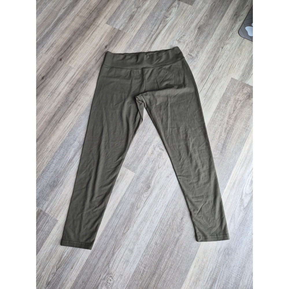OFFLINE by Aerie OG Leggings Olive Green Regular Rise XL Cotton Blend Loungewear